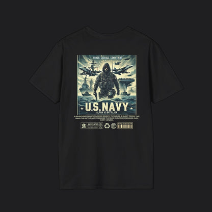 NAVY Honor Courage Commitment Tee — US Navy Veteran Pride T-Shirt