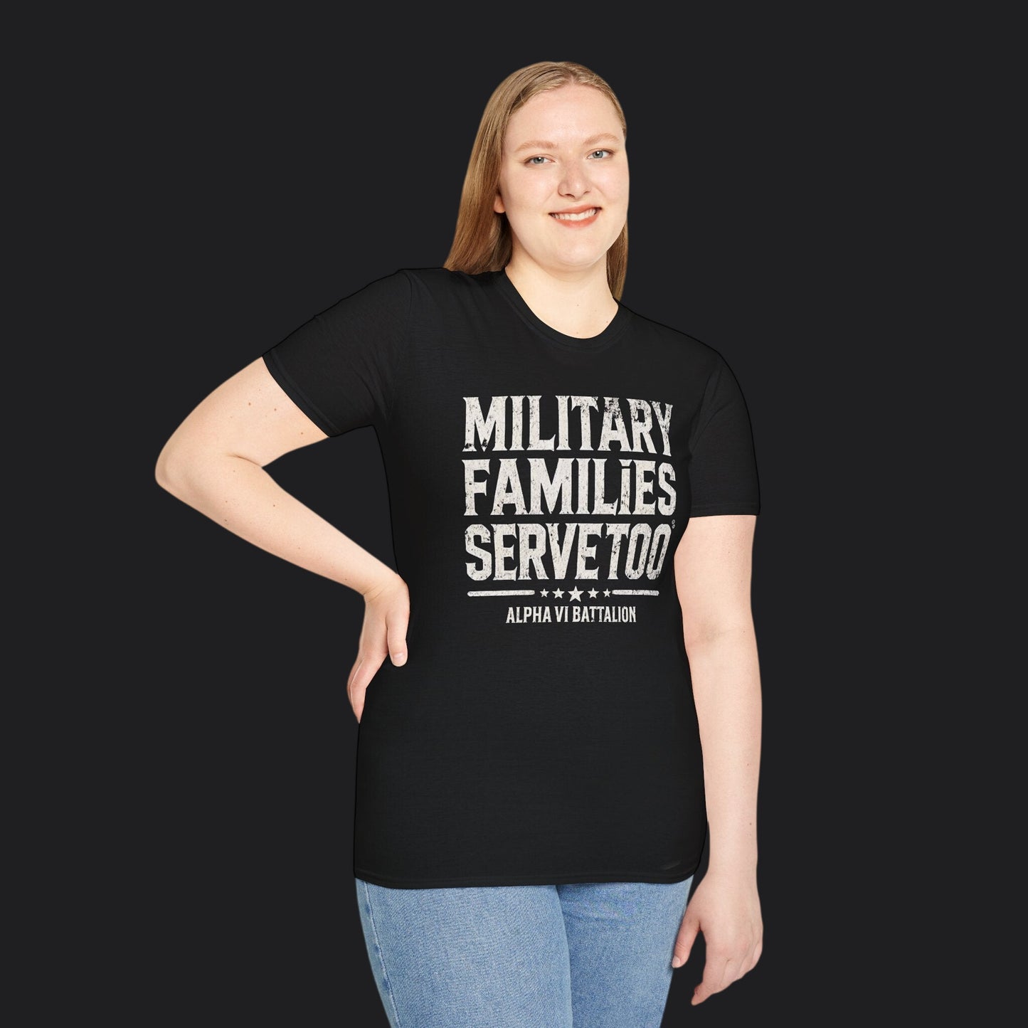 Military Families Serve Too Tee — Homefront Heroes Military Family T-Shirt