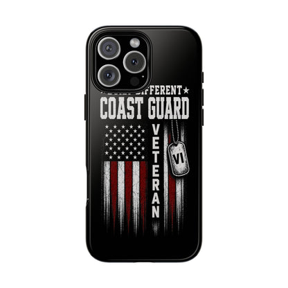 Built Different Coast Guard Veteran Tough Phone Case