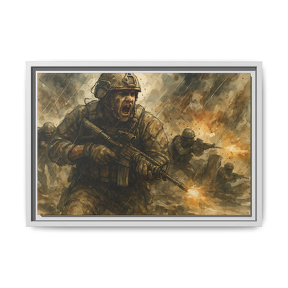 Copy of Matte Canvas, Framed (Multi-color)