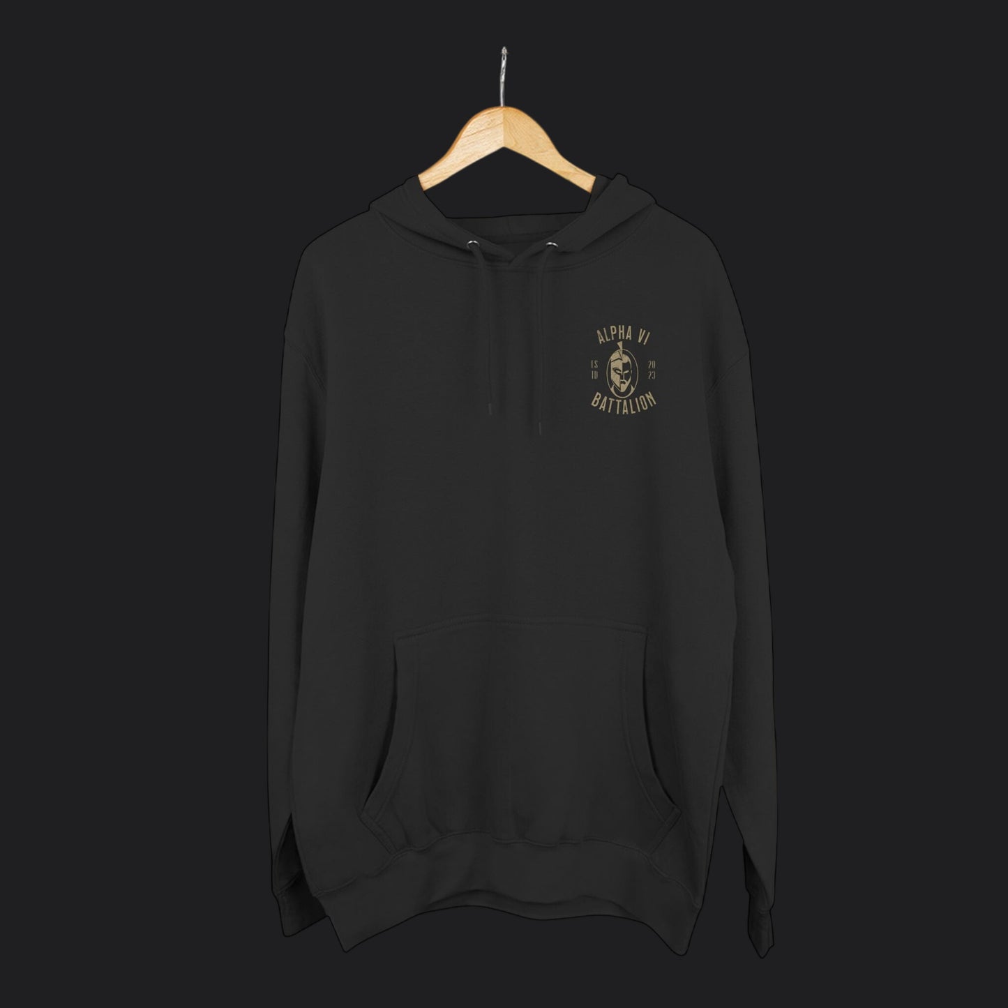 Nobody Cares Work Harder Hoodie — Veteran Motivational Premium Pullover