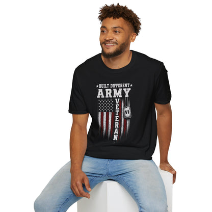 Built Different Army Veteran Tee