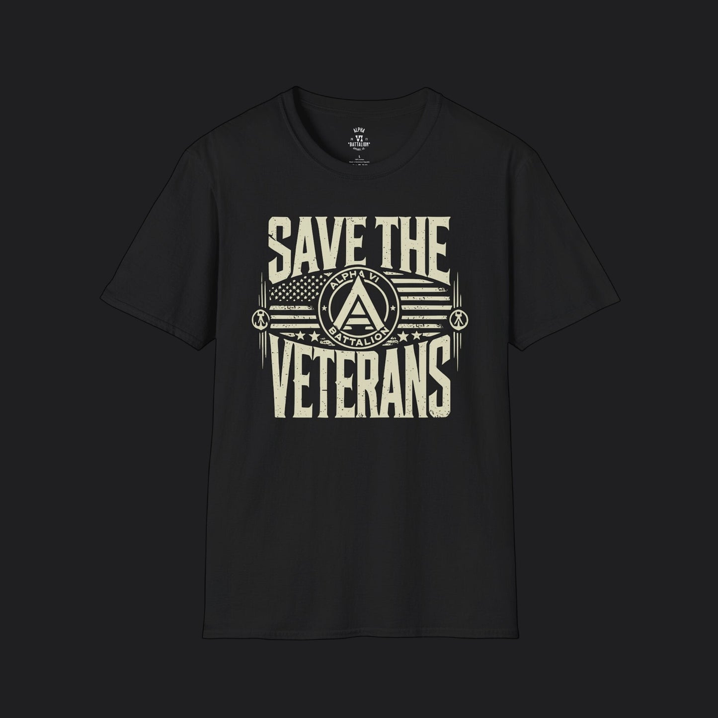 Save the Veterans Disintegration Edition Female — Veteran Awareness T-Shirt