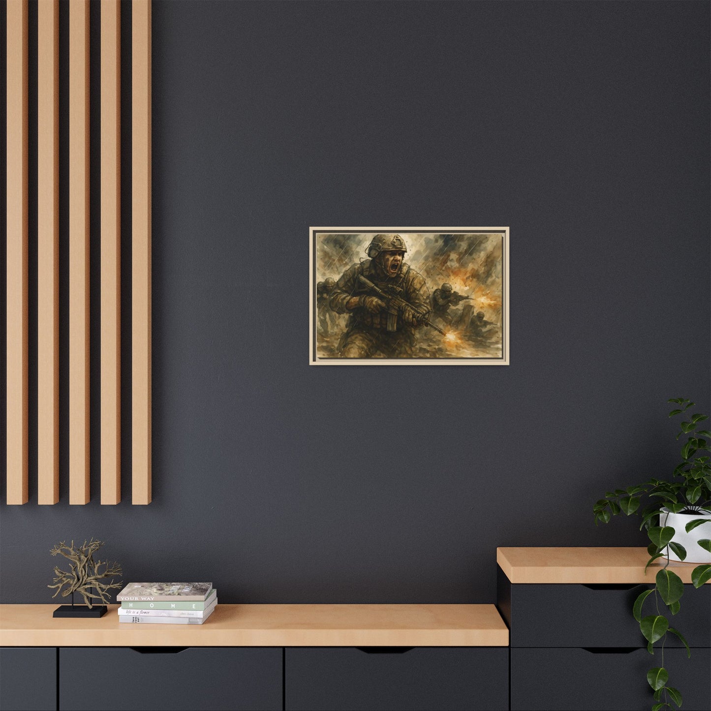 Copy of Matte Canvas, Framed (Multi-color)