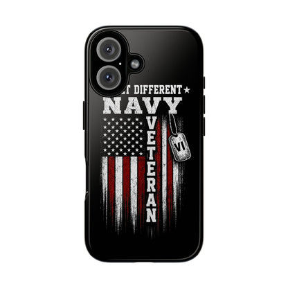 Built Different Navy Veteran Tough Phone Case