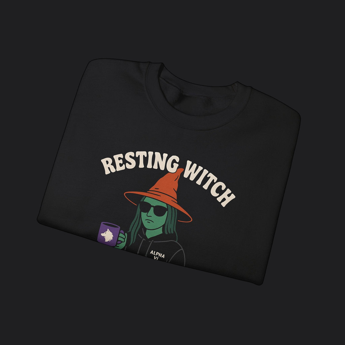 Resting Witch Mission Ready Sweater