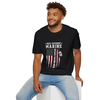 Built Different Marine Corps Veteran Tee