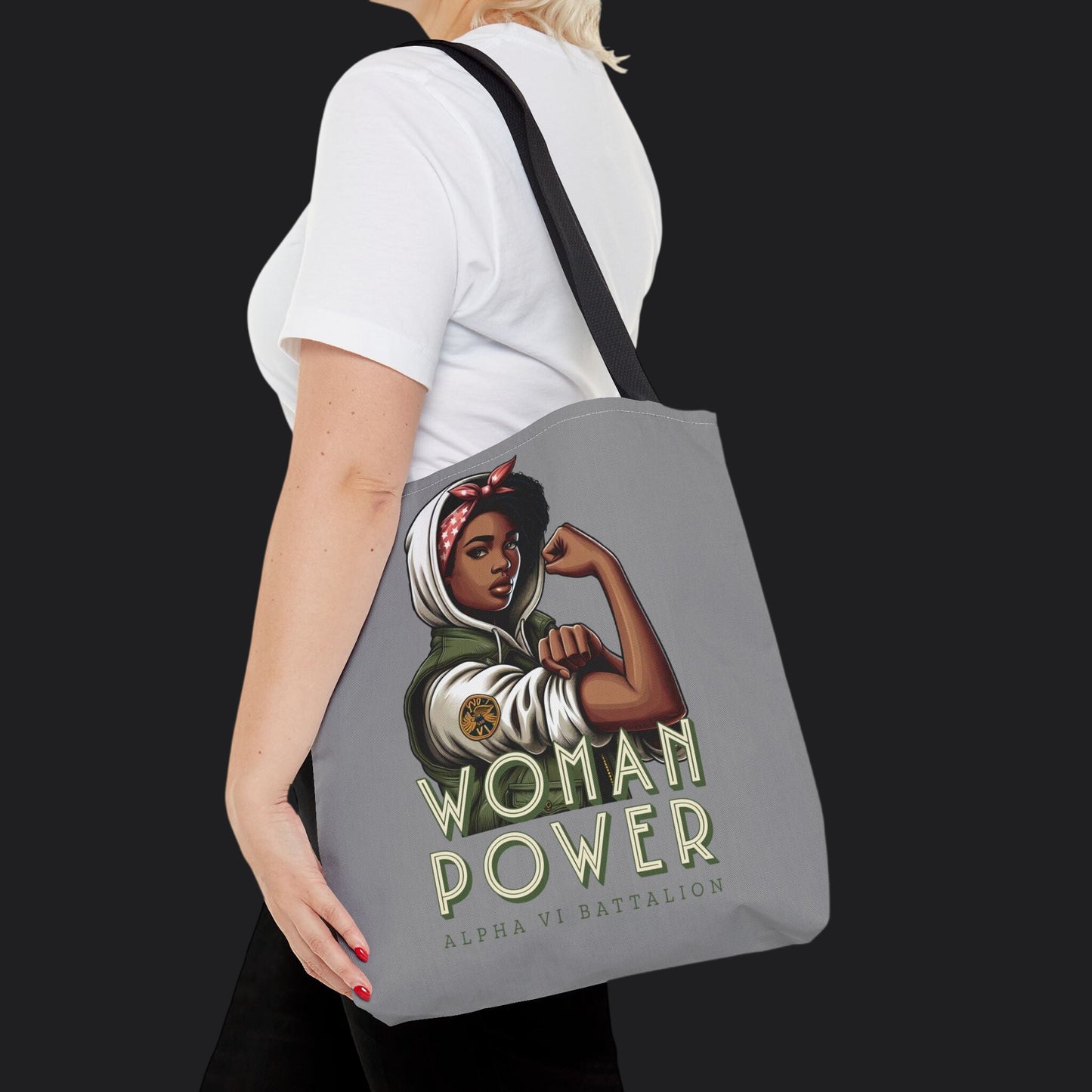 Rosie the Riveter Heritage Edition Tote Bag — Vintage Women's Empowerment Canvas Bag