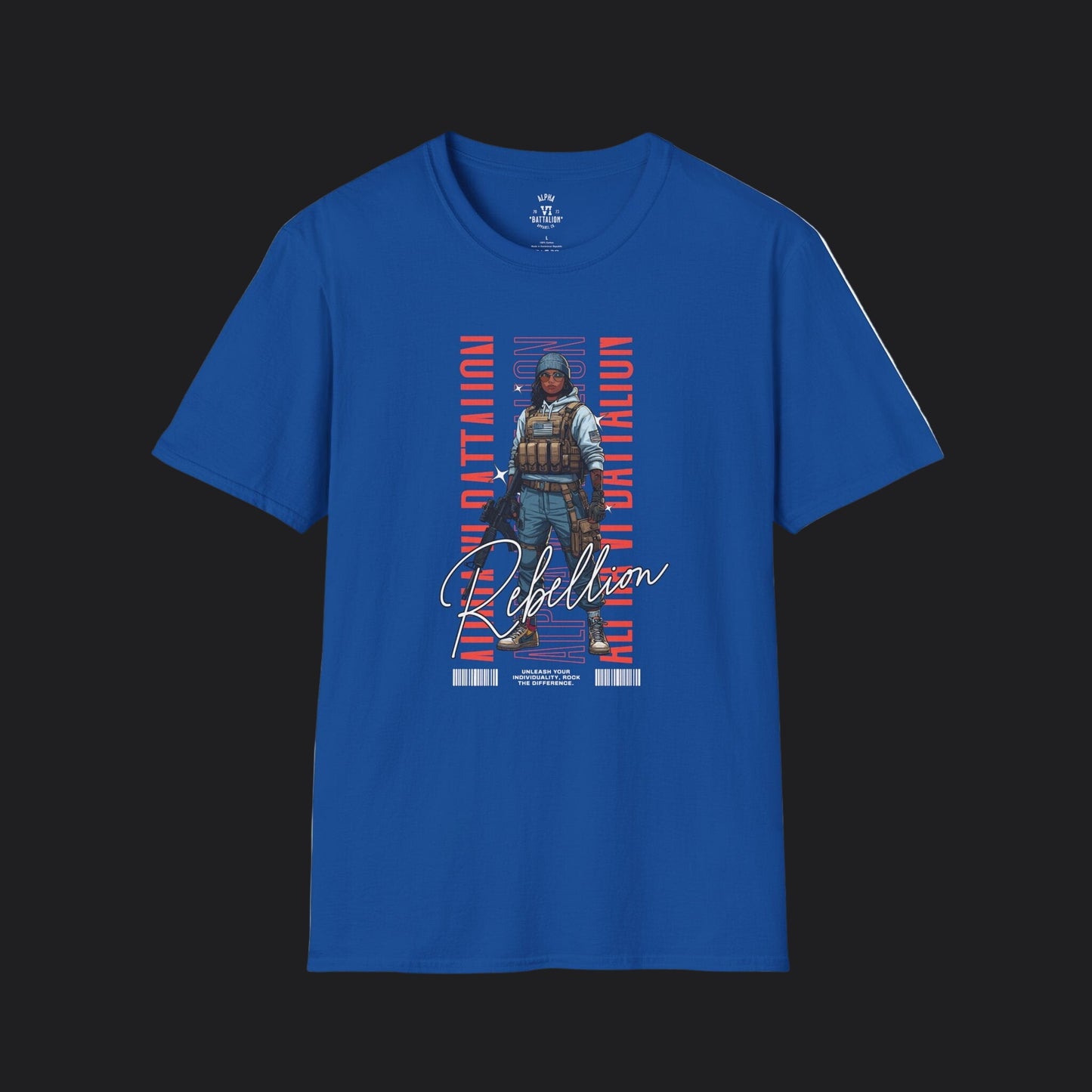 Rebel Warrior Streetwear Tee — Military Urban Veteran T-Shirt