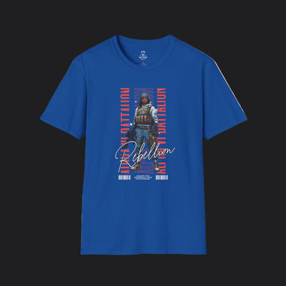 Rebel Warrior Streetwear Tee — Military Urban Veteran T-Shirt