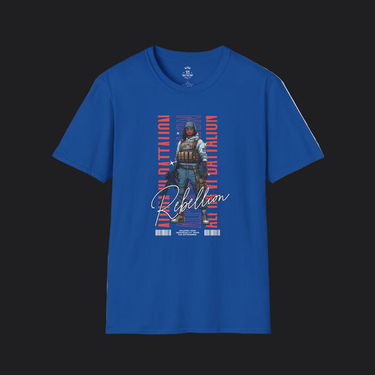 Rebel Warrior Streetwear Tee — Military Urban Veteran T-Shirt
