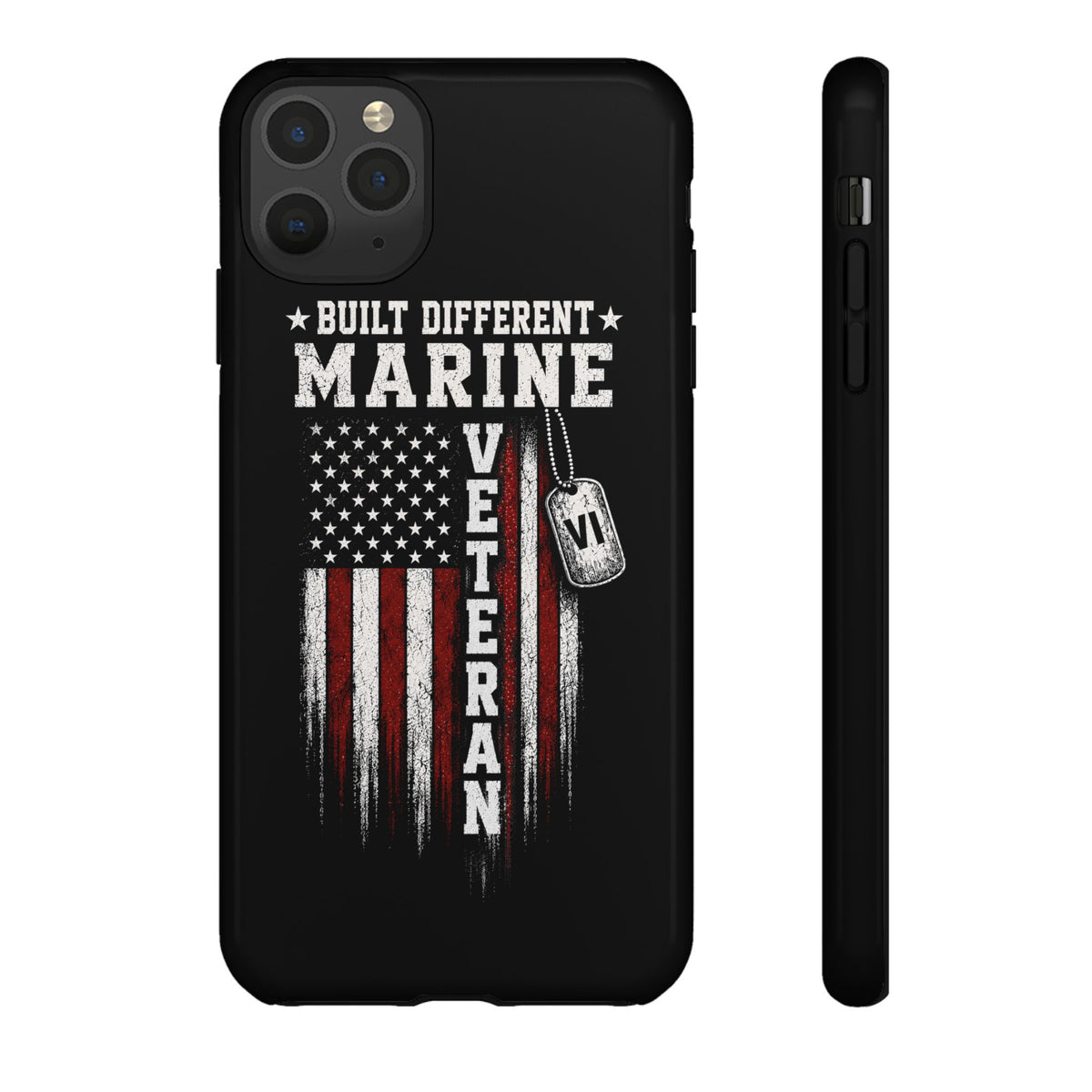 Built Different Marine Veteran Tough Phone Case