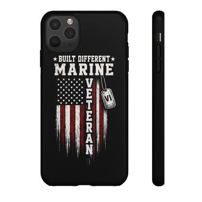 Built Different Marine Veteran Tough Phone Case
