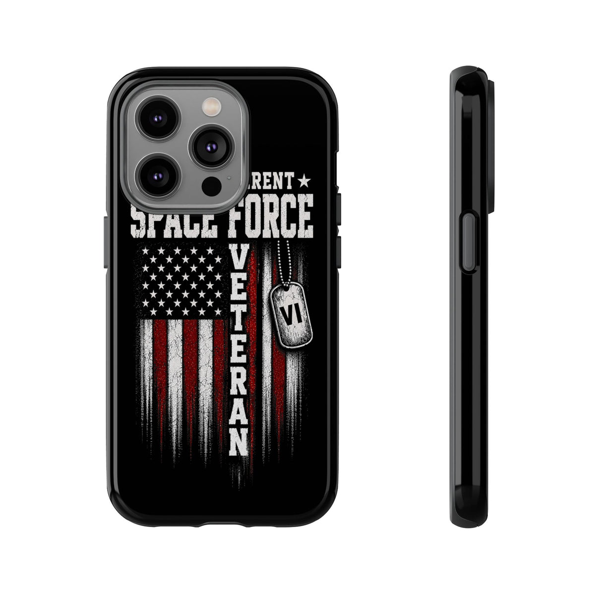 Built Different Space Force Veteran Tough Phone Case