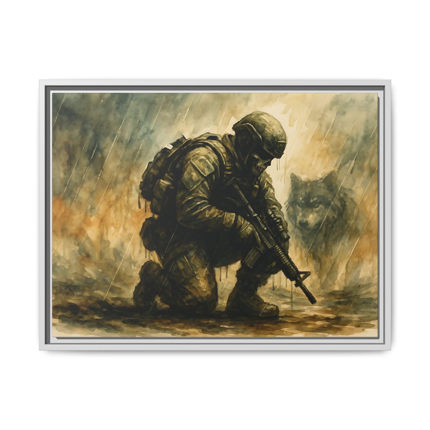 Loyalty in the Shadows Canvas Art – Alpha VI Signature Series