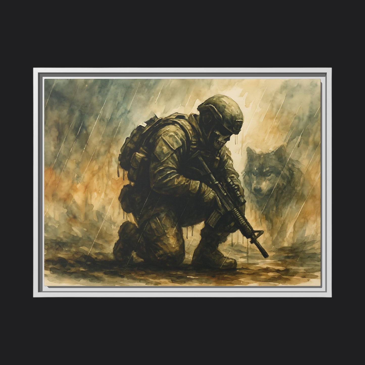 Loyalty in the Shadows Canvas Art – Alpha VI Signature Series