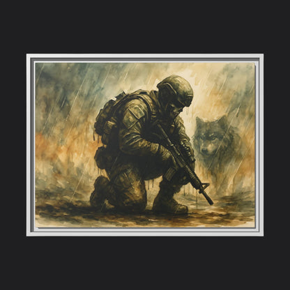 Loyalty in the Shadows Canvas Art – Alpha VI Signature Series