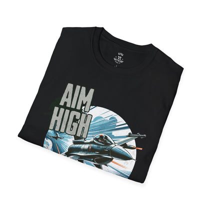 Aim High Fighter Jet Tee