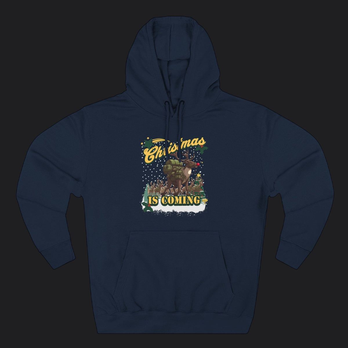 Rucking Rudolph: Christmas Is Coming Hoodie