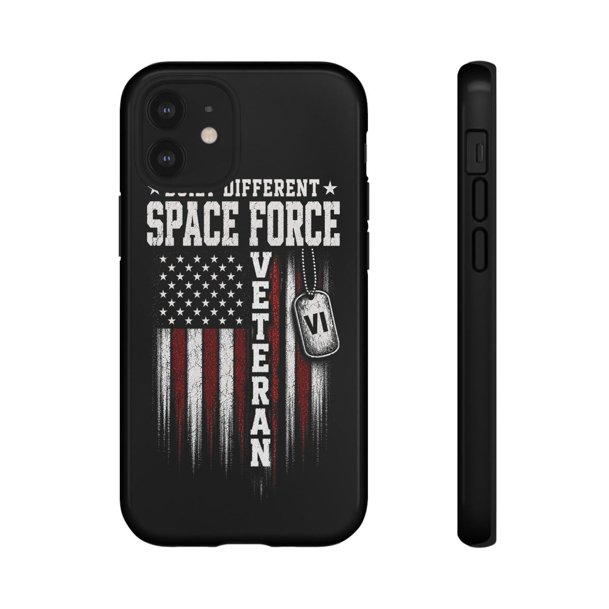 Built Different Space Force Veteran Tough Phone Case