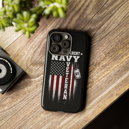 Built Different Navy Veteran Tough Phone Case