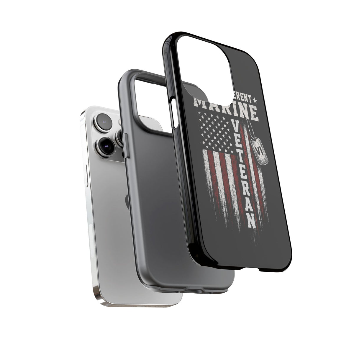 Built Different Marine Veteran Tough Phone Case