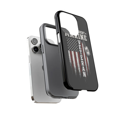 Built Different Marine Veteran Tough Phone Case