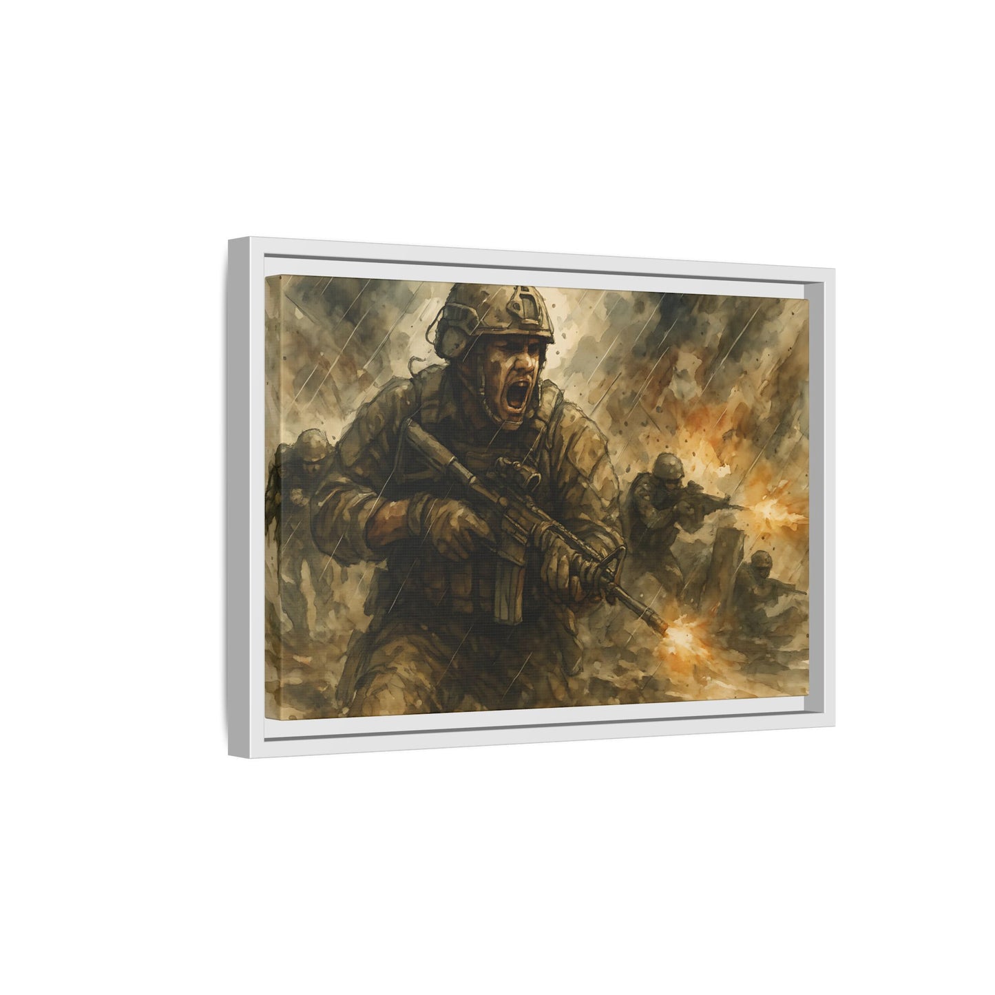 Copy of Matte Canvas, Framed (Multi-color)