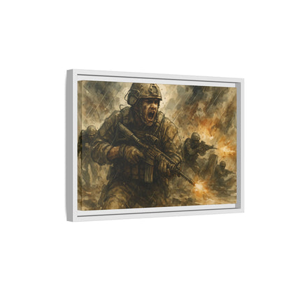 Copy of Matte Canvas, Framed (Multi-color)