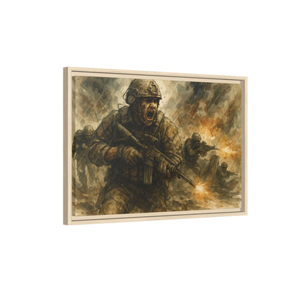 Copy of Matte Canvas, Framed (Multi-color)
