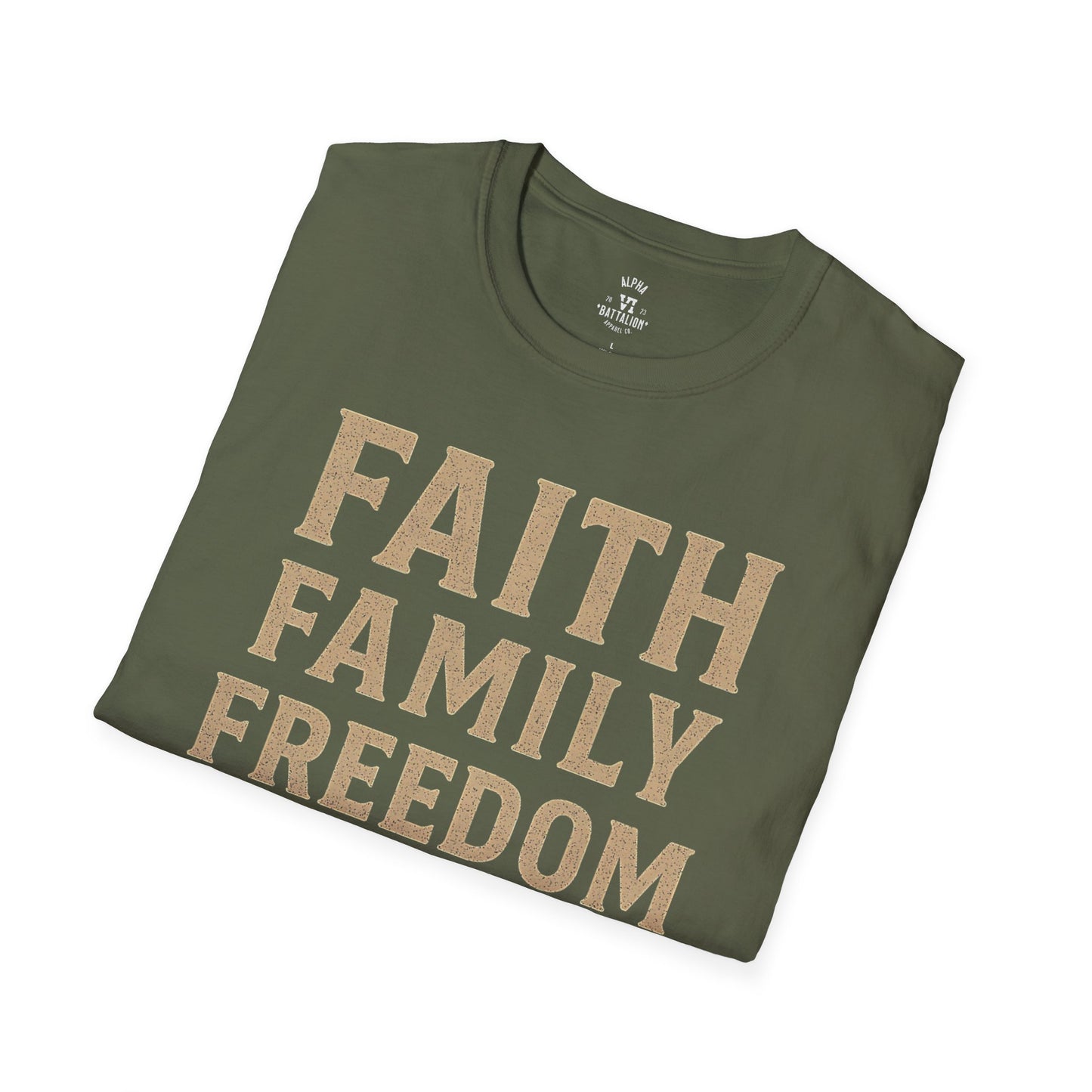 Faith Family Freedom Tee