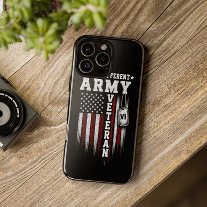 Built Different Army Veteran Tough Phone Case