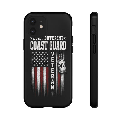 Built Different Coast Guard Veteran Tough Phone Case