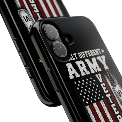 Built Different Army Veteran Tough Phone Case
