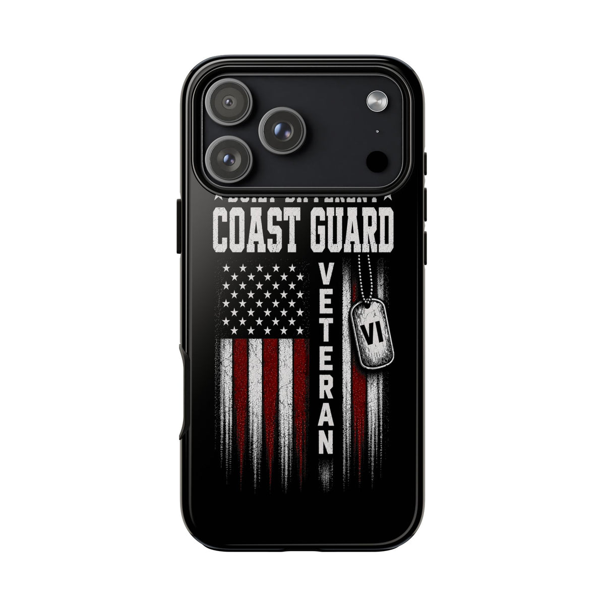 Built Different Coast Guard Veteran Tough Phone Case