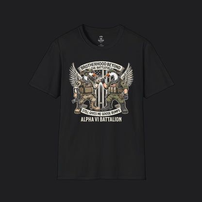 Brotherhood Beyond Goosebumps Tee — Military Brotherhood Veteran T-Shirt