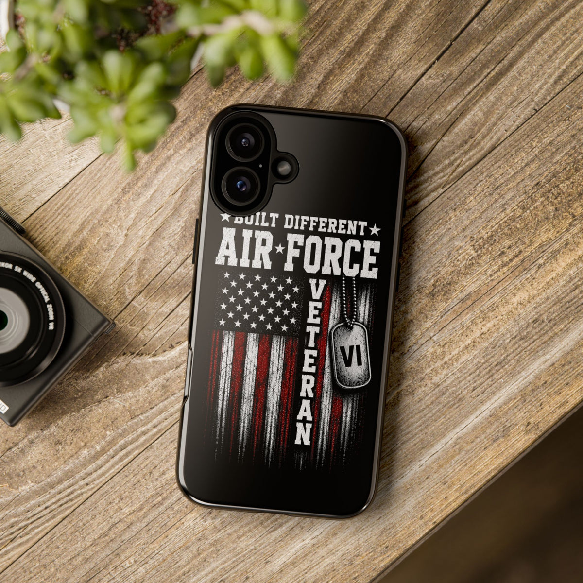Built Different Air Force Veteran Tough Phone Case