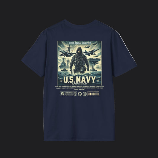NAVY – "Honor, Courage, Commitment" Tee