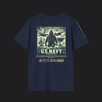 NAVY Honor Courage Commitment Tee — US Navy Veteran Pride T-Shirt
