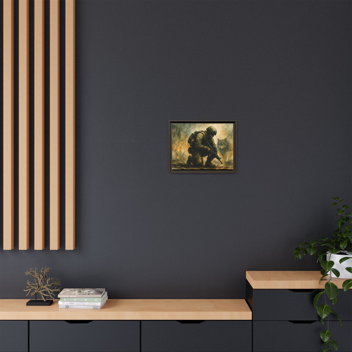 Loyalty in the Shadows Canvas Art – Alpha VI Signature Series