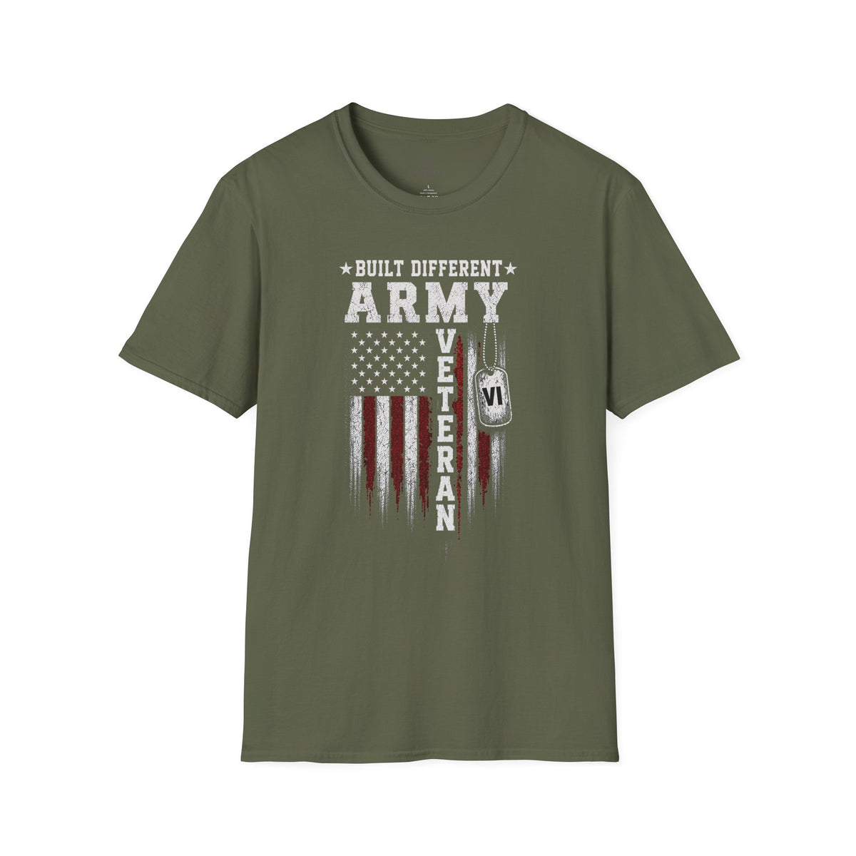 Built Different Army Veteran Tee