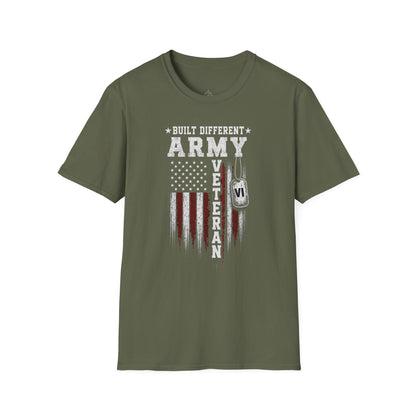Built Different Army Veteran Tee