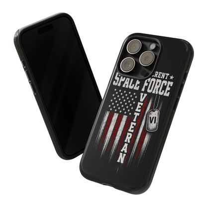 Built Different Space Force Veteran Tough Phone Case