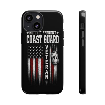 Built Different Coast Guard Veteran Tough Phone Case