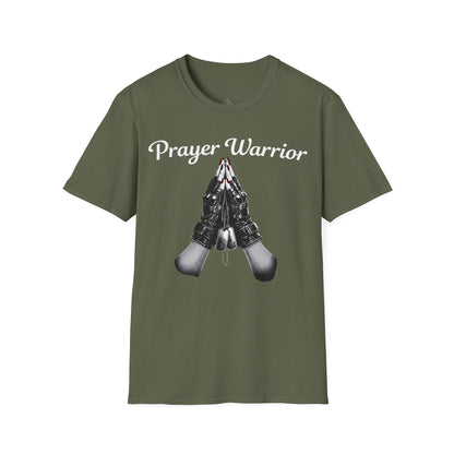 Prayer Warrior Tee Female Tactical Gloves — Women's Christian Faith T-Shirt