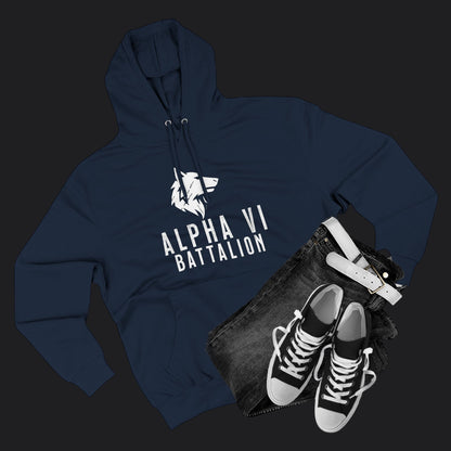 Alpha VI Battalion Wolf Head Emblem Hoodie