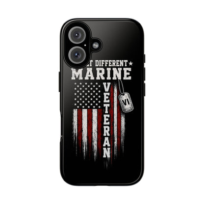 Built Different Marine Veteran Tough Phone Case