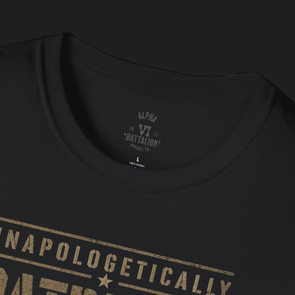 Unapologetically Patriotic Tee — American Pride Veteran T-Shirt