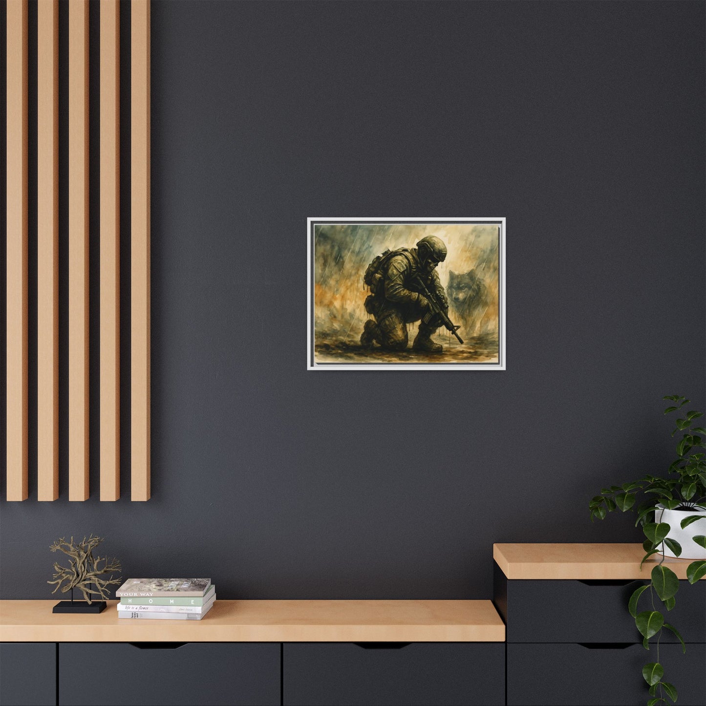 Loyalty in the Shadows Canvas Art – Alpha VI Signature Series