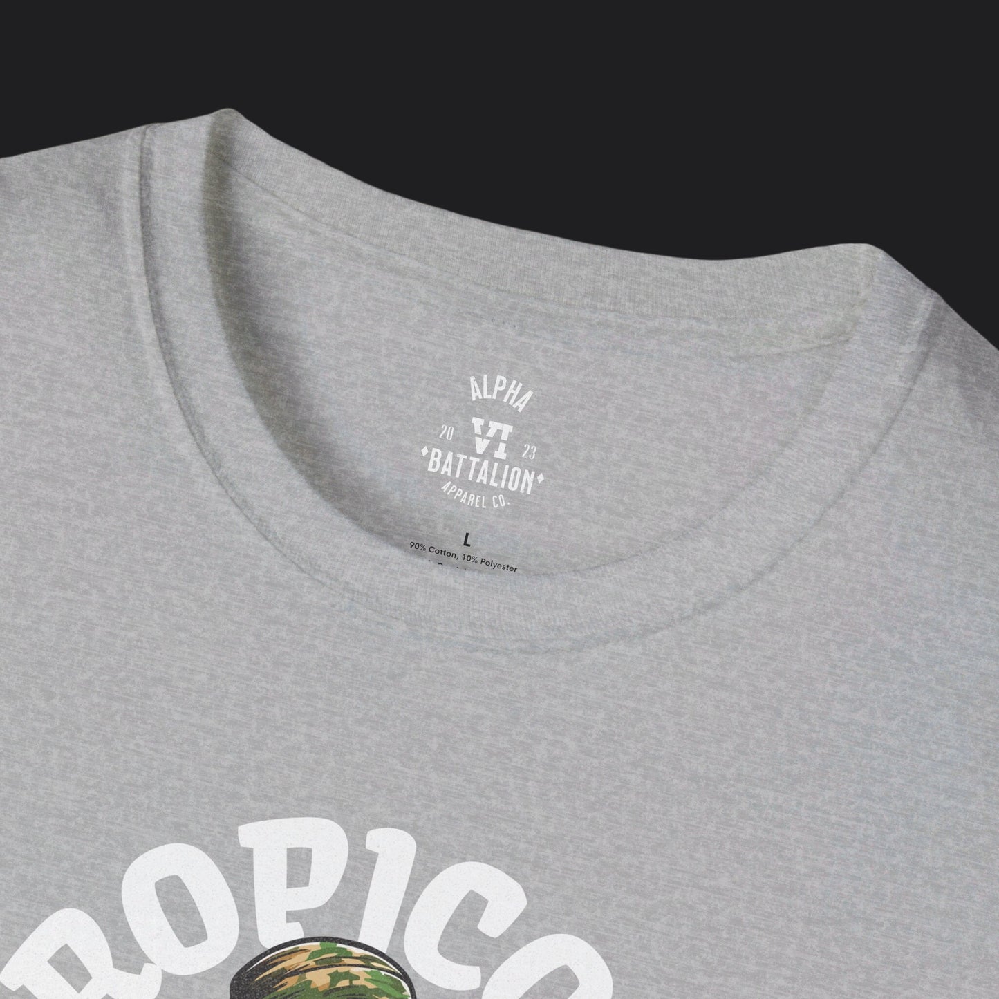 TROPICOOL Tee — Tropical Veteran Military Humor T-Shirt